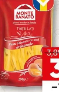 Monte Banato Tăiței lați / lungi cu ou 200g