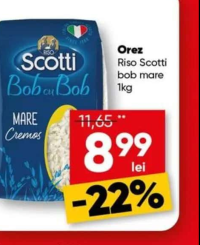 Orez Riso Scotti bob mare 1kg