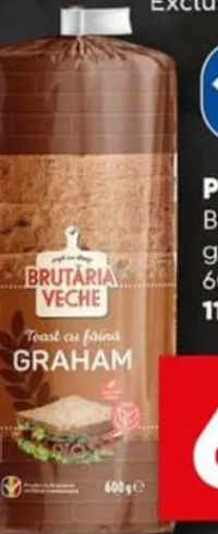 Brutăria Veche Pâine toast graham 600g