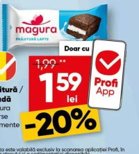 Magura Prăjitură / Ruladă diverse sortimente 35g