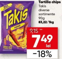 Takis Tortilla chips diverse sortimente 90g