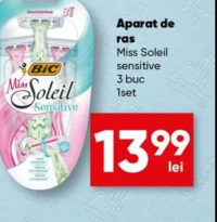 Bic Miss Soleil sensitive Aparat de ras 3 buc 1 set