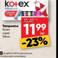 Kotex Tampoane super 16buc