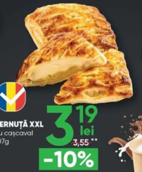 fiigo Pernuță XXL cu cașcaval 107g