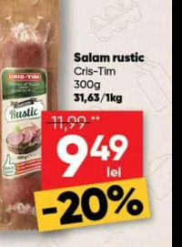 Cris-Tim Salam rustic 300g
