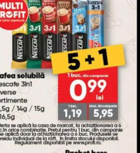 Nescafe 3in1 Cafea solubilă diverse sortimente 15.5g / 14g / 15g / 16.5g