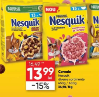 Nestle Nesquik Cereale diverse sortimente 450g / 400g