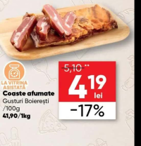 Gusturi Boierești Coaste afumate /100g