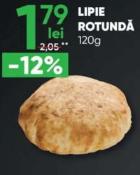 fiigo Lipie rotundă 120g