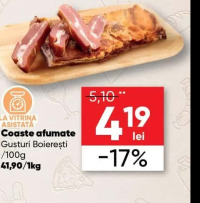 Gusturi Boierești Coaste afumate /100g