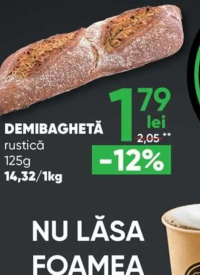 fiigo Demibaghetă rustică 125g