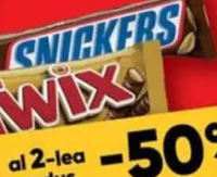 Snickers / Twix / Mars Baton de ciocolată clasic / albă 50g / 51g / 46g