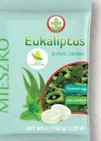 Mieszko Bomboane Eukalyptus mentolate original / strong / lemon 150g