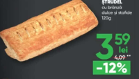 Ștrudel cu brânză dulce și stafide 120g