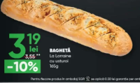Baghetă La Lorraine cu usturoi 165g