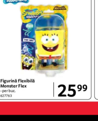 SpongeBob SquarePants Figurină flexibilă Monster Flex