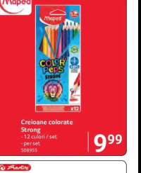 Maped Creioane colorate Strong 12 culori/set