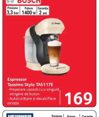 Bosch Espressor Tassimo Style TAS117E