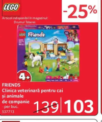 LEGO FRIENDS Clinica veterinară pentru cai și animale de companie
