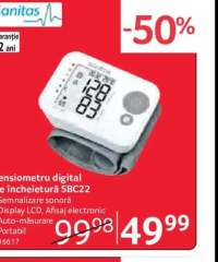 Sanitas Tensiometru digital de încheietură SBC22