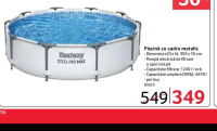 Bestway Piscină cu cadru metalic Steel Pro Max 305 x 76 cm
