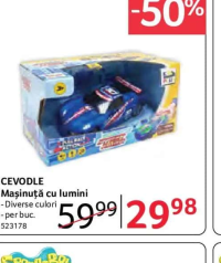 CEVODLE Mașinuță cu lumini
