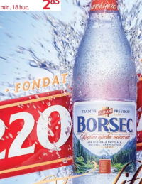 Borsec Apă minerală naturală carbogazoasă 1.5l min. 18 buc.