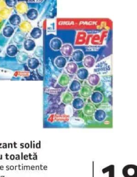 BREF Odorizant solid pentru toaletă 4 x 50 g