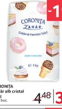 CORONIȚA Zahăr alb cristal 1 kg