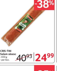 CRIS-TIM Salam săsesc - 650 g - per buc.