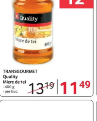 TRANSGOURMET Quality Miere de tei 400 g