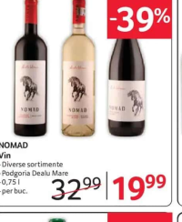 NOMAD Vin Diverse sortimente Podgoria Dealu Mare 0,75 l