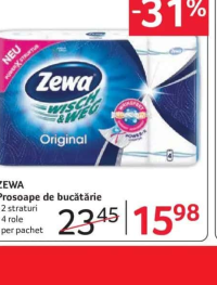 Zewa Prosoape de bucătărie 4 role