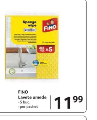 FINO Lavete umede 5 buc.