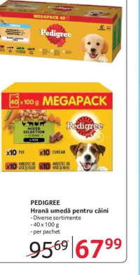 PEDIGREE Hrană umedă pentru câini 40 x 100 g