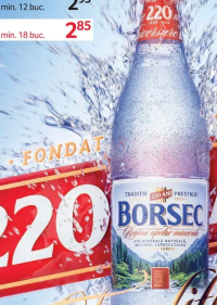Borsec Apă minerală naturală carbogazoasă 1.5l min. 12 buc.