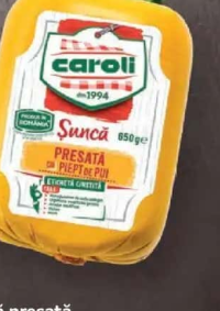 Caroli Șuncă presată piept de pui 650g