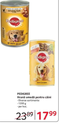 PEDIGREE Hrană umedă pentru câini 1200 g