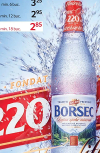 Borsec Apă minerală naturală carbogazoasă 1.5l min. 6 buc.