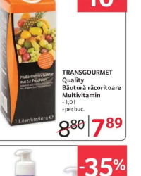 TRANSGOURMET Quality Băutură răcoritoare Multivitamin 1.0 l