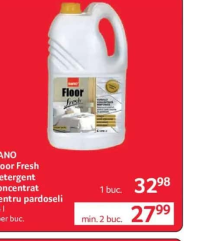 SANO Floor Fresh Detergent concentrat pentru pardoseli 4 l