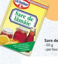 Dr. Oetker Sare de lămâie 50g