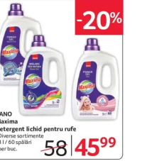 Sano Maxima Detergent lichid pentru rufe 3 l / 60 spălări