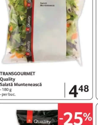 TRANSGOURMET Quality Salată Muntenească 180 g