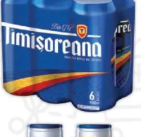 Timișoreana Bere blondă 6 x 0,5 l per pachet