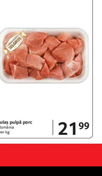 Carmangeria Selgros Gulaș pulpă porc România per kg