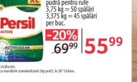Persil Detergent automat pudră pentru rufe 3,75 kg / 3,375 kg