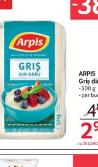 ARPIS Griș din grâu 500 g