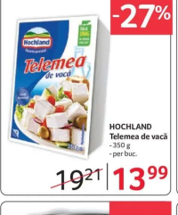 HOCHLAND Telemea de vacă 350 g