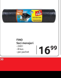 FINO Saci menajeri 240 l 8 buc.